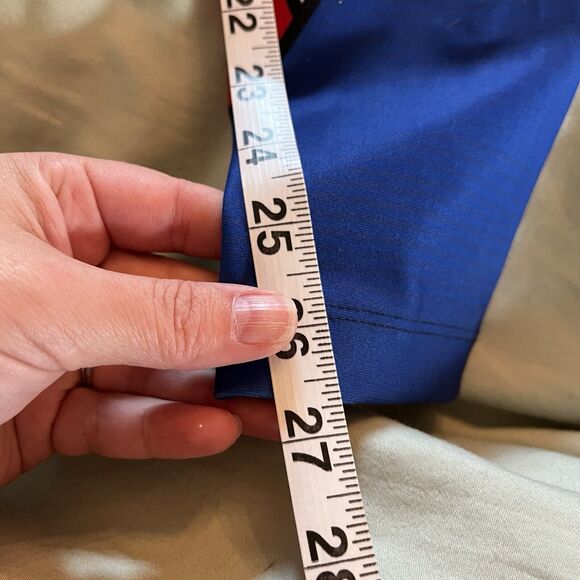 UNDER ARMOUR HEAT GEAR WOMEN'S USA BLACK RED BLUE WORK OUT GYM LEGGINGS S NEW - Picture 7 of 12